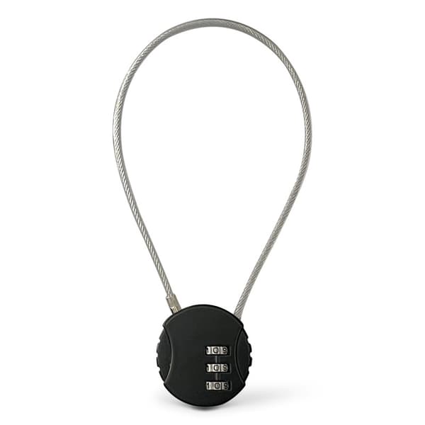 2-delat set med förlängd stålkabel, fin ståltråd, lösenord