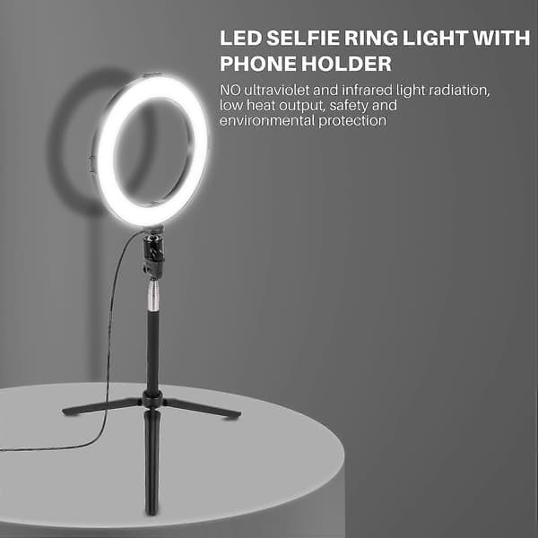 Fotograferingsring 20cm LED Sminkeringlampe Med Tr Usb-plugg For Video