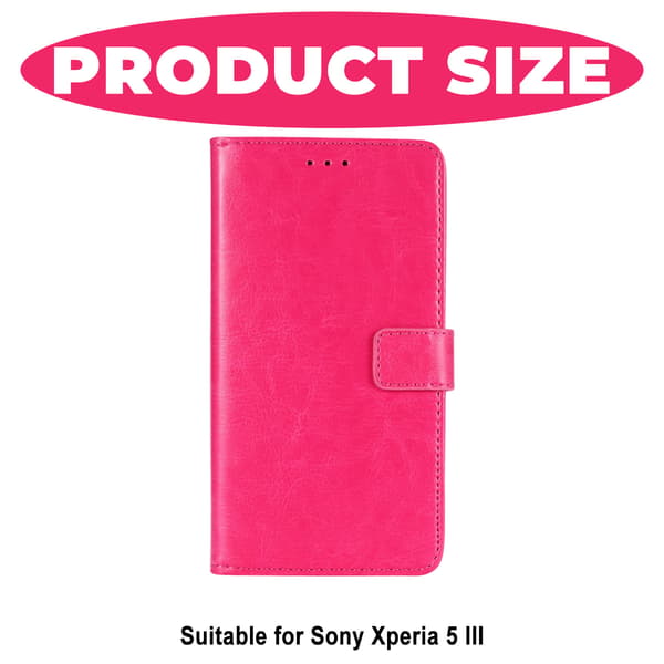 Sony Xperia 5 III - Lompakkokotelo - Valitse väri! Pinkki