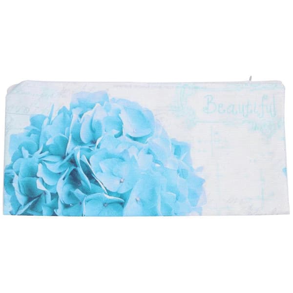 Teal Hortensia Pynteputetrekk Sofapute Deksel Hjemmeinnredning 45x45 cm