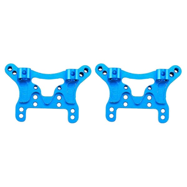 2-pack RC-bildelar: 1 set uppgraderade metallstötdämpare & 1 set F/R metalldogbone-transmission
