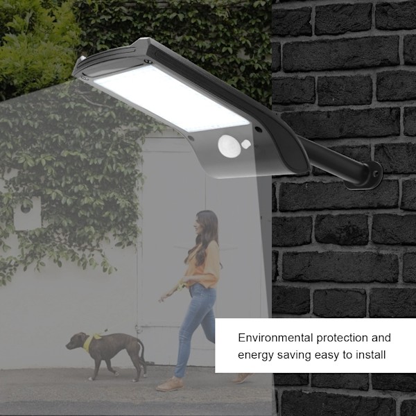 36 LED-lampor Vattentät Trädgård Gård Solcellsladdad Utomhusljus Sensor Vägglampa