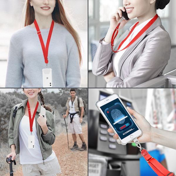 Telefonetui Patch Neck Lanyard, Portabel, Forhindrer Tab