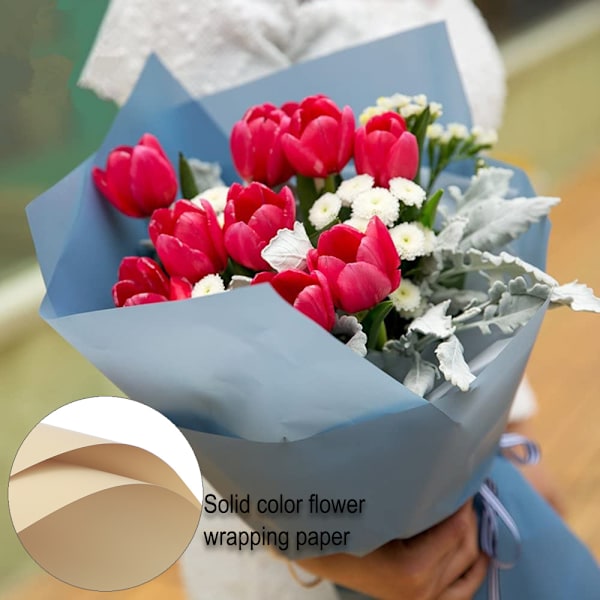 Blomsteromslagspapper Blombukett Presentförpackningstillbehör Mon
