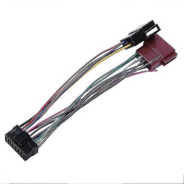 16-polet bilstereo-harness til Sony radio-stik Sksy16-21 + Iso