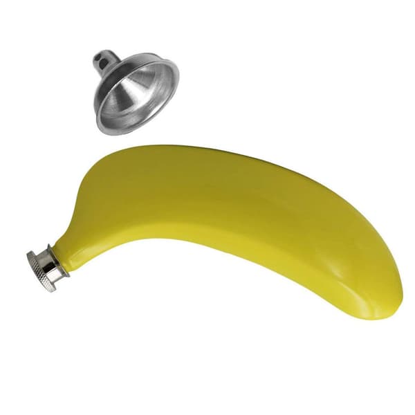 Banan Rostfritt Stål Plunta 15 cl. Gul & Tratt Set