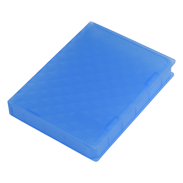 2,5\" Harddisk SSD-boks med hardt skall, antistatisk, støtsikker, støvtett, sklisikker, blå