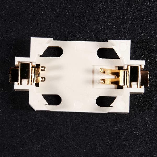 20 stk. Hvit Holder Cr2032 Smd Celle Knapp Batteriholder Sokkel Etui