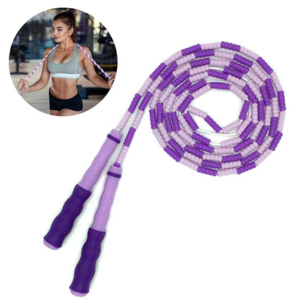Hopprep, mjukt pärlhopprep, fitnesshopprep för barn,