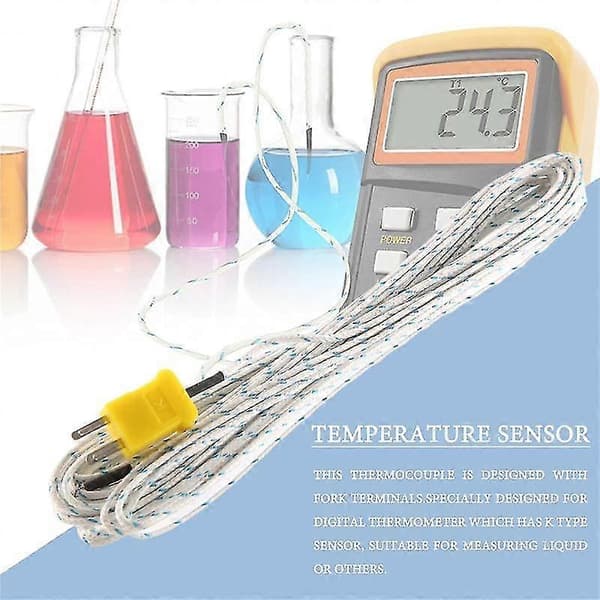 -50-250 Celsius K Typ 10m Kabel Temperatursensor Termoelement Probe