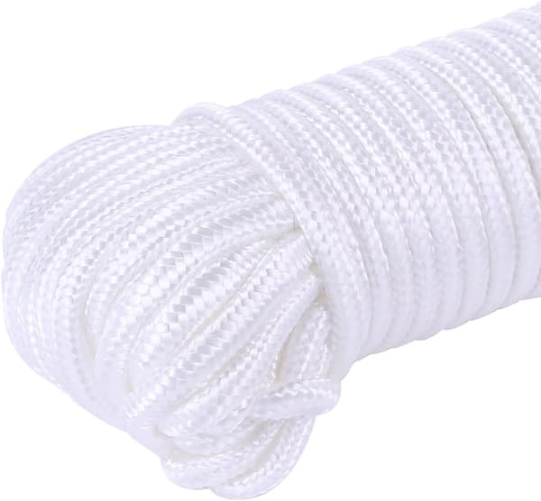20m φ1/4\" (8mm) nylon Poly Reb Flagstang Polypropylen snor