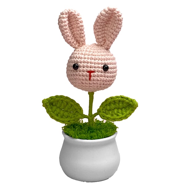 Pink Lille Kunstig Plante i Potte, Falsk Plante til Bord, Skrivebord, Hjem