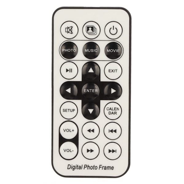 Digital fotoram 10 tum HD LED-skärm bildspel klocka musikfunktion elektroniskt album med fjärrkontroll 110‑240V EU-kontakt