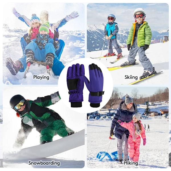Børne Vinter Sne & Ski Handsker Koldt Vejr Ungdoms Handsker til Ski