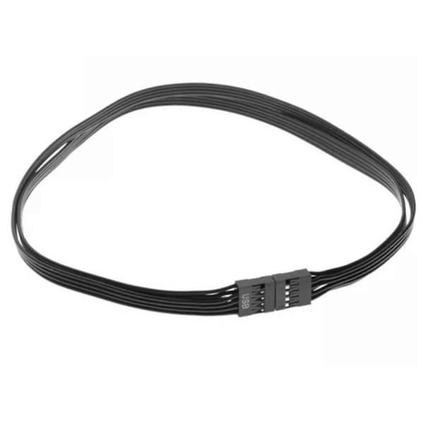 2x Hovedkort Hovedkort 9pin Usb 2.0 Hann Til Hunn Forlengelseskabel Data Kabel Ledning For Pc Diy