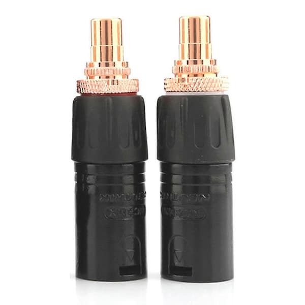 Xlr Til Fe Stik Adapter Forgyldt Rødt Stik Til Hifi O Konnektor (xlr)