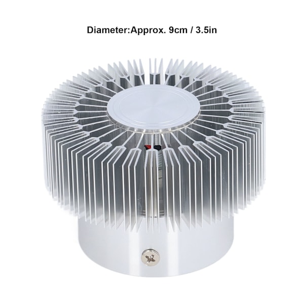 LED Taklampe 360° Lysende 24 Nøkler Kontroll LED Lampeperler 3W Solformet Vegglampe for Restaurant Cafe 85‑277V