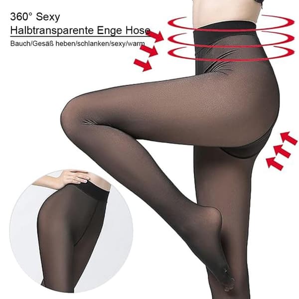 Termo tights til kvinder, vinter tights, forede tights