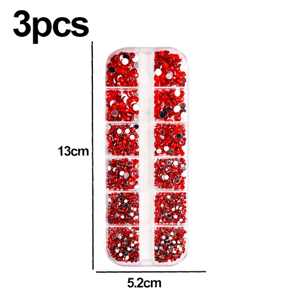 Krystal Nail Art Blanke Flatbacks Rhinestones