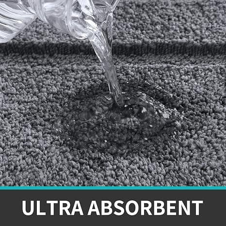 Badeværelsesmåtte, Ekstra Blød Absorberende Premium Bademåtte, Skridsikker