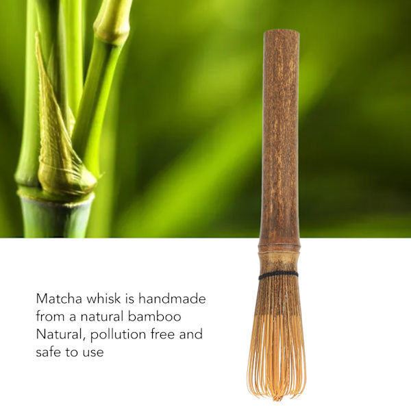 Bambu Matcha Visphållare Utomhus Camping Matcha Te Visp Set Bambu Te Stick Användbar Borste Verktyg Kökstillbehör