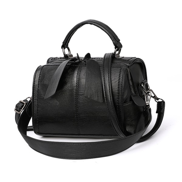 Fashion bärbar PU axelväska Messenger väska enkel mjuk väska lämplig för arbete och resor.