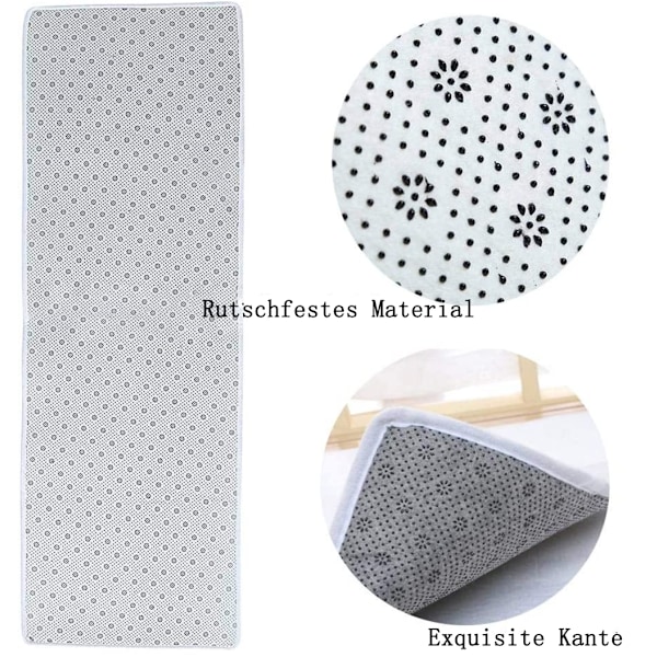 Tvättbar Julmatta, Ljus Halkfri Dörrmatta för Flera Utrymmen i Hemma, Polyestermaterial 3D-tryck Inomhusmatta, Förstärkta Kanter Fläckresistent