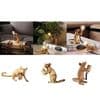 Sjarmerende Muse Skrivebordslampe, Elegant Resin Sittende Musebelysning Forbedrer Ethvert Rom