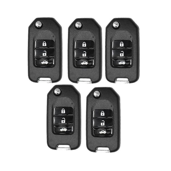 5 stk. Keydiy Nb10-3 Fjernkontroll Bilnøkkel Universal 3 Knapper For Kd900/-x2 Mini/ -max Program