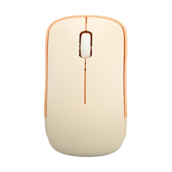 USB-tangentbord Mus 2.4G Trådlös 68 Tangenter Låg Förbrukning Retro Söt ABS Gaming Tangentbord Mus för PC Tawny Blandad Färg