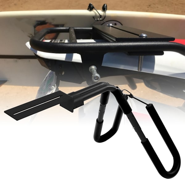 Surfebrett Sykkelstativ Aluminium Legering Vinkeljusterbar Anti-Skli Motorsykkel Surfebrett Stativ Svart