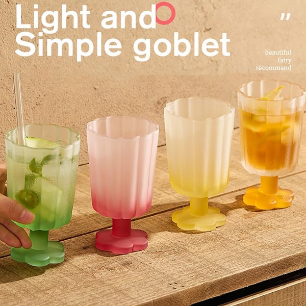 1 stk. Farget Multifunksjonsglass for Bar, KTV, Hjem, Gul