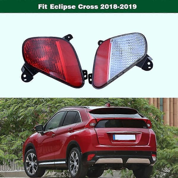 Höger bakre stötfångare dimljus parkeringsvarningsreflektor bakljus utan glödlampor för Eclipse Cross 201