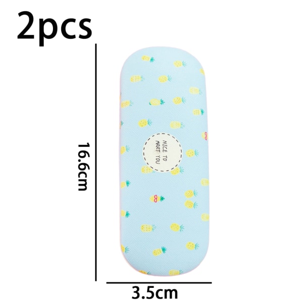 Trykte Hårdskal Brilleetui Brilleskrin Opbevaringsboks