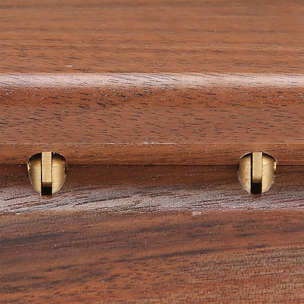 Träringlåda Smyckesförvaring Display Case Organizer för Förslag Bröllopsceremoni