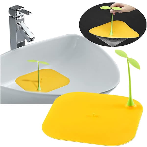 Badekarpropp Silikon Gulvsluk Anti-lukt Matte, Silikagel Sluk