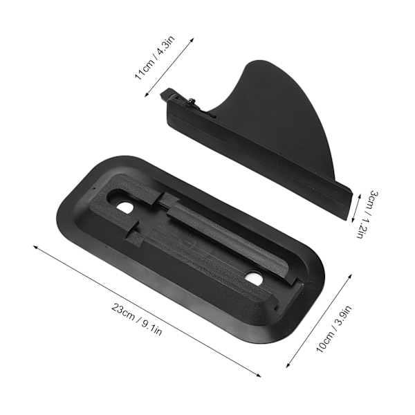 Oppustelig Paddleboard Finudskiftning Hurtigudløsning Glide ind Centerfin til Surfbræt