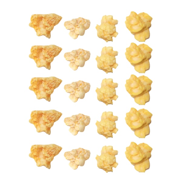 Simuloitu Popcorn-korut Hartsi Popcorn-koristeet Koruille