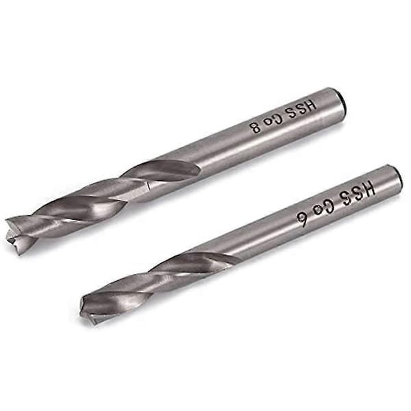 2 stk. punktssveisebor sett Hss Co Cobalt punktssveiset kutter Separate paneler Hullborebits, 6m
