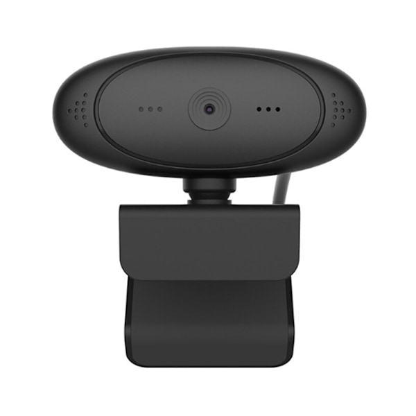 1080P Webcam med Mikrofon, Driverfri USB HD Webkamera til PC/Mac/Laptop/MacBook/Tablet