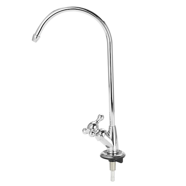 Elegant Design Dricksvattenkran, Krompläterad Rostfri Stål Omvänd Osmos Kran, Kompatibel Med Vattenfiltersystem Under Diskbänk Och