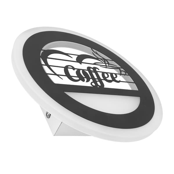 LED Væglampe Kaffemønster Moderne Sengelampe til Cafe Restaurant Indretning 85-265V