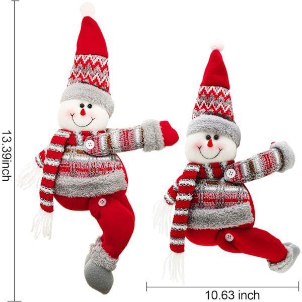 Lättinstallerade Gardinhållare Fästen, Non-woven Tyg Julgardinspännen för Design för Jul Hem Högtidsdekor, 2 Stycken