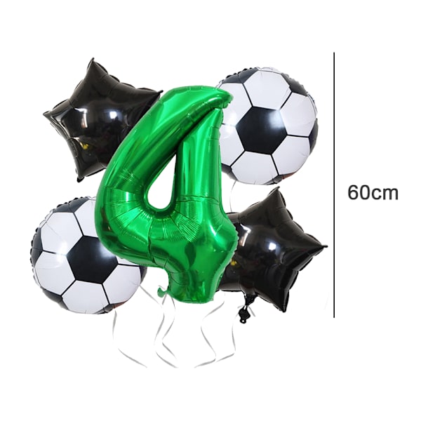 Jätteballong, Nummerballong, Ballonger för födelsedagar, Fotbollsdekorationer