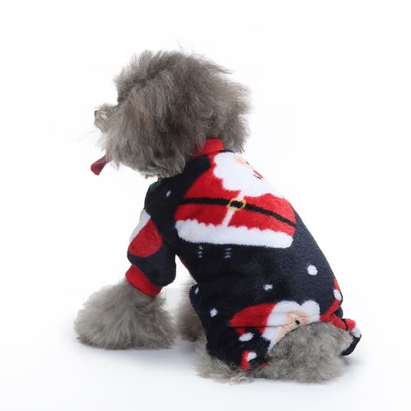 Hunde Jule Outfit, Hunde Pyjamas, Hunde Vintertøj til Små Hunde Drenge Piger, Kæledyr Sweater, Kattekostume (Navy Blå)