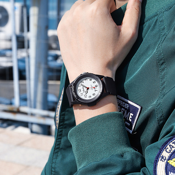 Sportigt armbandsur för kvinnor, analog watch, analog watch för män, 50M vattentät watch med nattljus för casual matchning eller