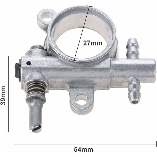 1 sett oljepumpe for motorsag 25cc 38cc