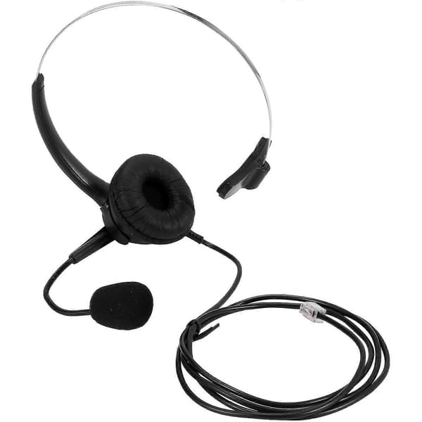 RJ9 Call Center-headset, Mono-headset, Brusreducerande Headset, Samtalsheadset med Mikrofon