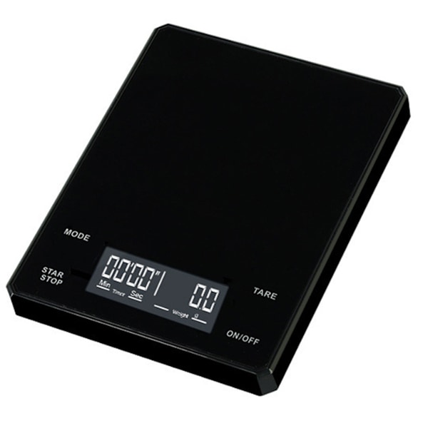 Digital kaffevågar, espressovågar, kaffevågar med timer, 3 kg/0,1 g, hög precision