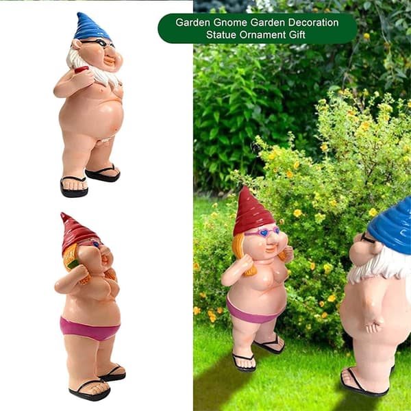 Hagepyntfigurer Morsom Hagegnom Værbestandig Hage